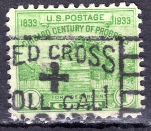 U.S.A.; 1933; Sc. # 728; Used Single Stamp