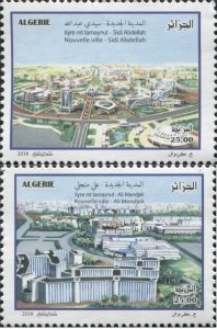Algeria 2018 MNH Stamps Scott 1739-1740 Architecture Views of New Cities Towns