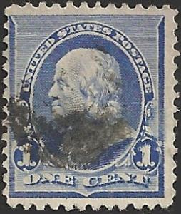 # 219 DULL BLUE USED BEN FRANKLIN SCV-0.75