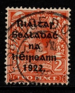 IRELAND SG33 1922 2d ORANGE DIE I USED