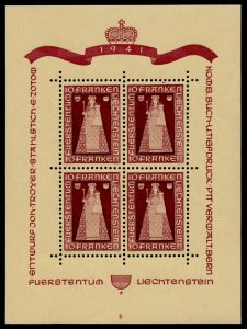 Liechtenstein 171 sheet MNH Madonna & Child