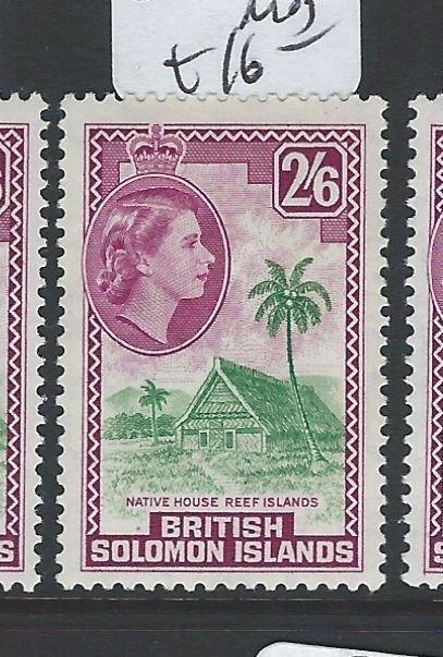 BRITISH SOLOMON ISLANDS  (B1903) QEII 2/6  SG111 MOG