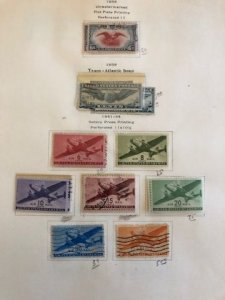 United States - Large group of Airmails - See scans and description