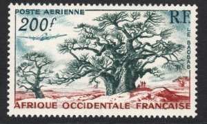 French West Africa (1954) #C20,  Baobab Tree, VF, LH, Scott Cat. $17.50