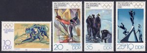 Germany DDR #2063-2065, #B189 MNH Full Set of 4 Stamps