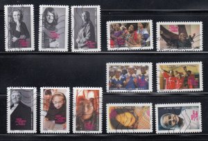 France 2010 Sc#3801-3812 Women Used