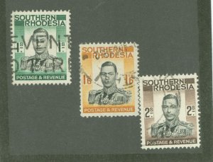 Southern Rhodesia #50-52 Used Single