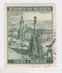 Czechoslovakia Ger. 1939 BOHEMIA AND MORAVIA 2k Used A25P42F19292 Protectorate-