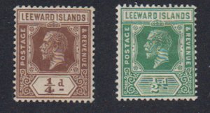 Leeward Islands - 1921-22 - SC 61-62 - MH