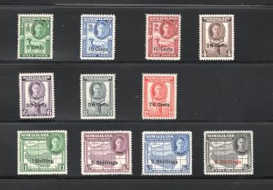 Somaliland Protectorate, Scott #116-126   VF, Unused, CV $55.95 ...... 5750029