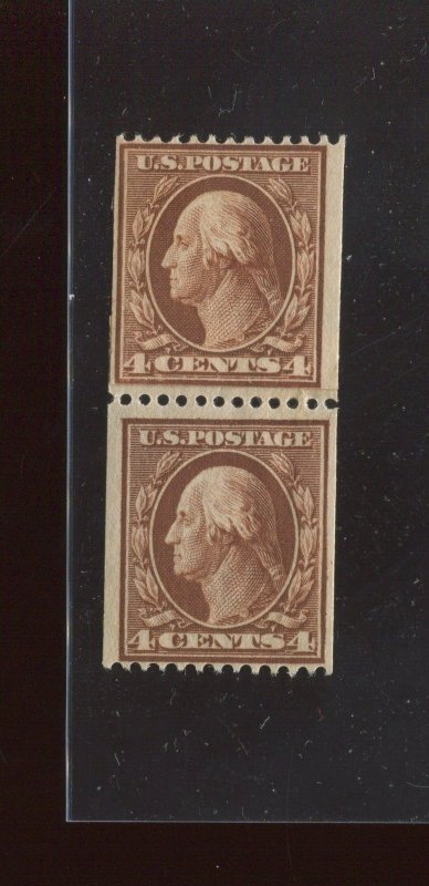 350 Washington Mint Coil Paste Up Pair of 2 Stamps (Bx 3886) 