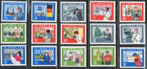 Germany DDR; 1964: Sc. # 724-738: **/MNH Cpl. Set