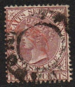 Straits Settlements Sc #53 Used