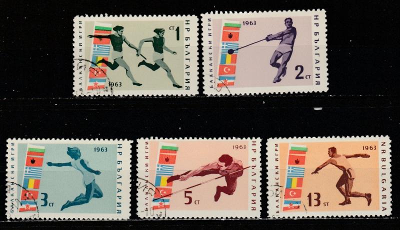 Bulgarie  1963  Scott No. 1284-88  (O) Complet