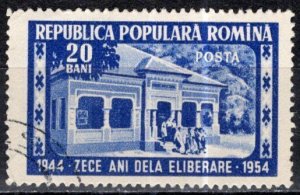 Romania 1954: Sc. # 1004: Used CTO Single Stamp