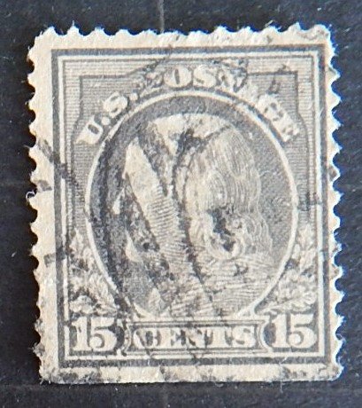 USA, 15 cents, 1916 Benjamin Franklin - Unwatermarked