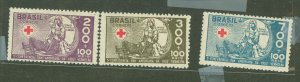 Brazil #B5-B7 Unused Single (Complete Set)