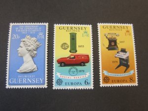 Guernsey 1978 Sc 163,189-90 set MNH