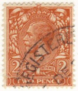 Great Britain #190 used - 2p king