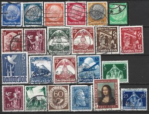 COLLECTION LOT 16153 GERMANY 23 MH/USED STAMPS 1932+ CV+$33