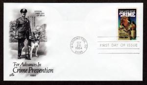 U.S. 1984 FDC Mcgruff!