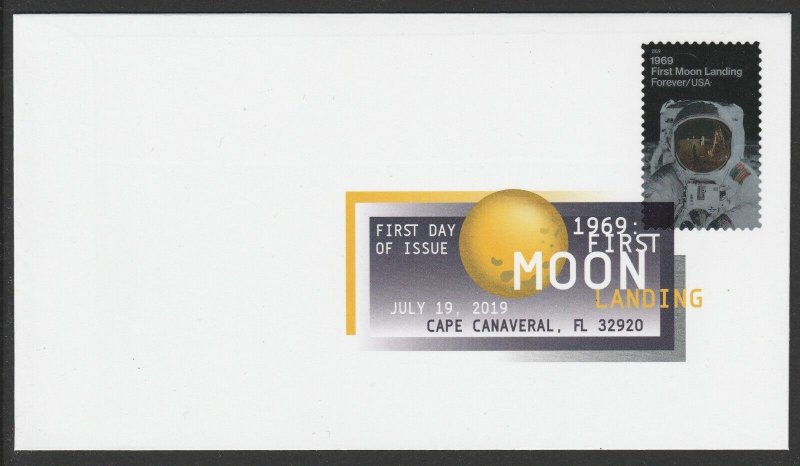 US 5399 1969 First Moon Landing Astronaut Buzz Aldrin DCP FDC 2019