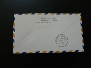 first flight cover Hamburg Hannover Boeing 727 Lufthansa 1967