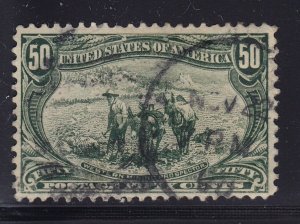 291 VF used neat cancel with nice color cv $ 200 ! see pic !