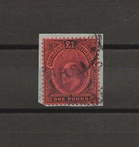 SOUTHERN NIGERIA 1907/11 SG 44 USED Cat £300