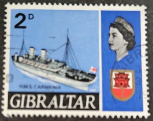 Gibraltar 1967 SG202 used 2d