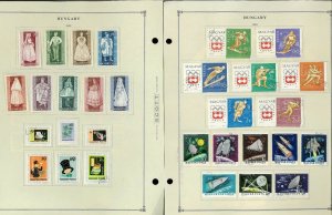 Hungary 1874-1979 M, U & CTO Hinged on Scott International Pages