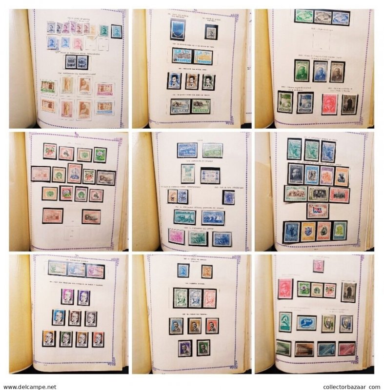 1877/2000 URUGUAY STAMP COLLECTION fairly complete in Album ! */** MNH & MLH