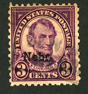 U.S. #672 USED