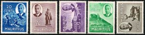 MAURITIUS KG VI 1950 1c - 1R PART SET 11 STAMP UNUSED (MH) SG276-87 Wmk.MSCA VGC