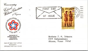 Isle of Man, Worldwide First Day Cover, Americana