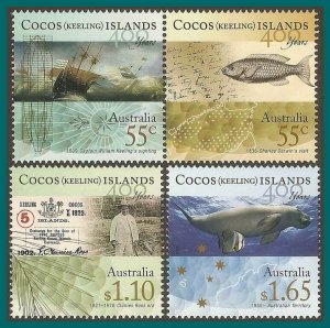 Cocos 2009 First Sighting, MNH #351-353,SG438-SG441