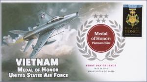 2015, Medal of Honor, Vietnam, Air Force, DCP, FDC, 15-131