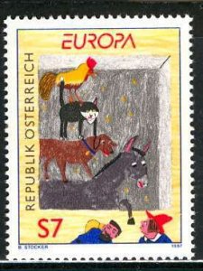 Austria 1997: Sc. # 1726; MNH Cpl. Set