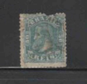 BRAZIL #79 1881 50r DON PEDRO F-VF USED