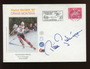 Pirmin Zurbriggen Alpine ski racer Signed Cover ACEP124