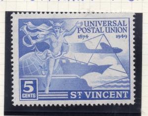 St Vincent 1949 Early Issue Fine Mint Hinged 5c. 295373