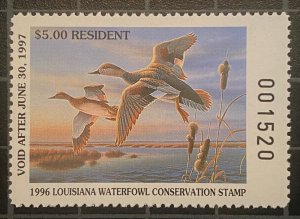 US Stamps - SC# RW LA 8 - Duck Stamp - Unused NG - CV $12.00