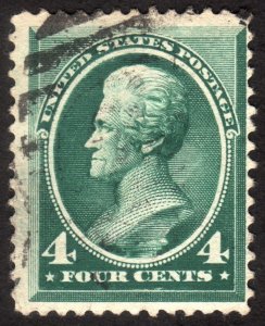 1883, US 4c, Jackson, Used, Sc 211