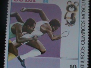 ​CUBA-1980- 22ND OLYMPIC GAMES-MOSCOW'80-MNH-VF-LAST ONE-HARD TO FIND