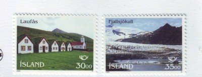 Iceland Sc 799-800 1995 Nordic stamp set mint NH