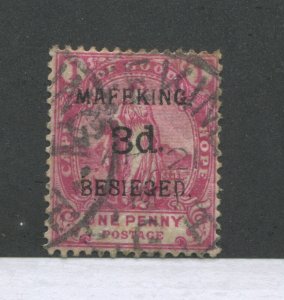 Cape of Good Hope 1900 overprinted Makeking Besieged 3d used