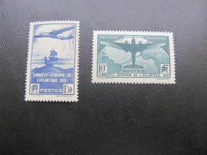 FRANCE MNH 1936 SC C16-17 AIRMAIL  SET XF $730 (100)