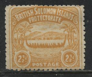 British Solomon Islands 1907 2 1/2d orange mint o.g.