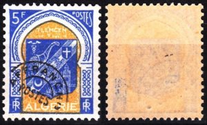 ALGERIA 1957 Precancel: Town Arms, 5F small precancel, MNH