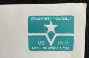 US Used #U568 Entire Window Envelope Volunteer Yourself SCV $2.00
